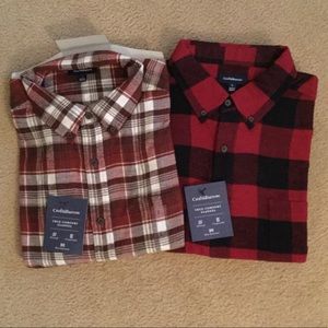 NWT Set of 2 men’s flannel shirts